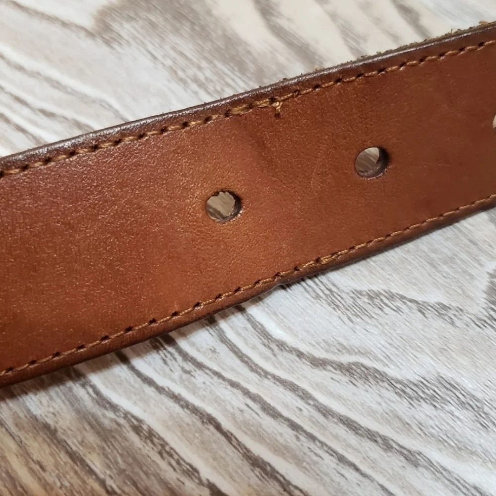 Fossil braided belt Women's Size 32 tan